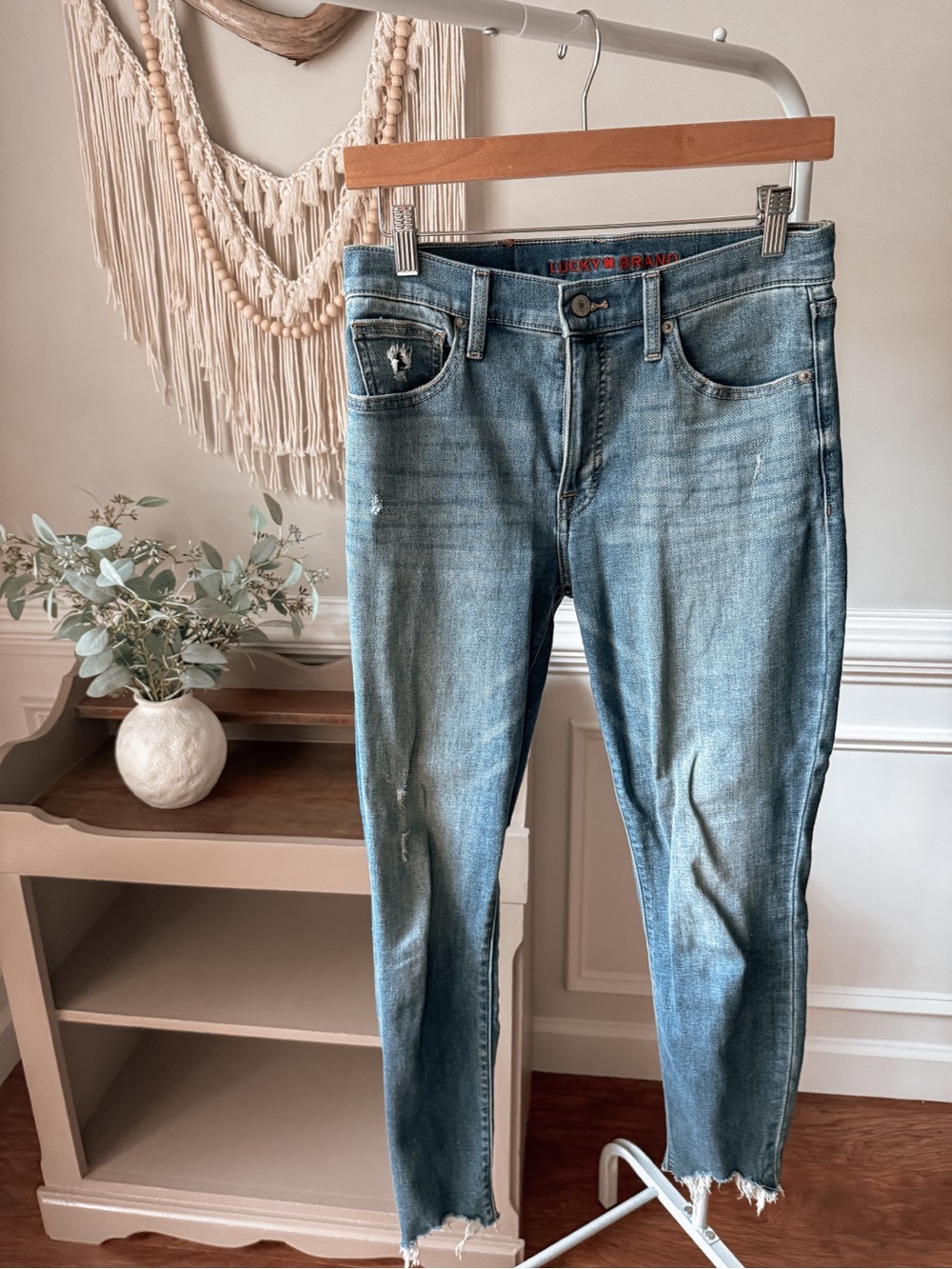Lucky Brand Bridgette High Rise Skinny Jeans